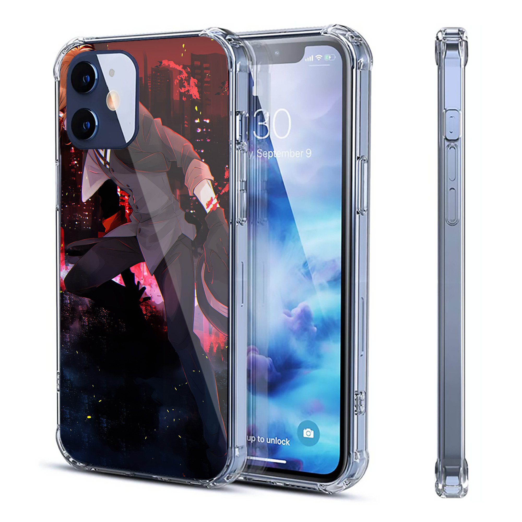 （画像用） 文豪ストレイドッグス Bungo Stray Dogs 【iPhone 12シリーズ対応】透明スマホケース（クリアソフトケース）